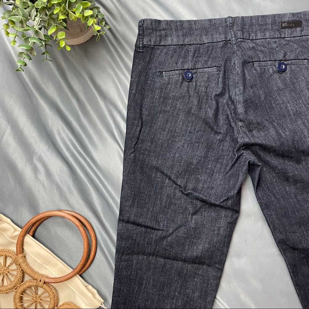 🖤 Kut from the Kloth Taylor Crop Trouser Two Tone